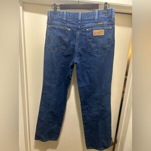 Wrangler Cowboy Cut Slim Fit Jeans Size 32x29 Blue Denim 936PWD Mens Western